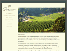 Tablet Screenshot of formanvineyard.com